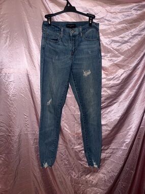 Banana republic High-Rise Distressed Jeans - Blue